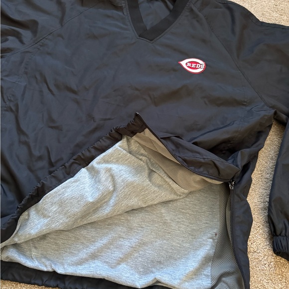 #303 Cincinnati Reds pullover windbreaker made by sport tech - Picture 11 of 13